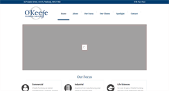 Desktop Screenshot of okeefeplumbing.com